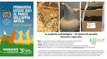 La scoperta archeologica - un lavoro di squadra 